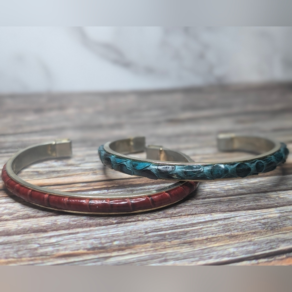 Snakeskin Cuff Bracelets